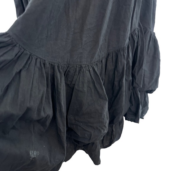 Luna Luz Belleza logenlook Grunge black 3/4 sleeves black dress size S - Picture 9 of 10